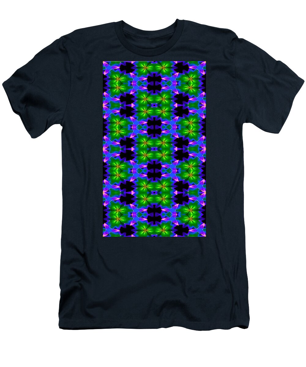  T-Shirt featuring the painting Fractal Favorites 001 by Bruce Nutting