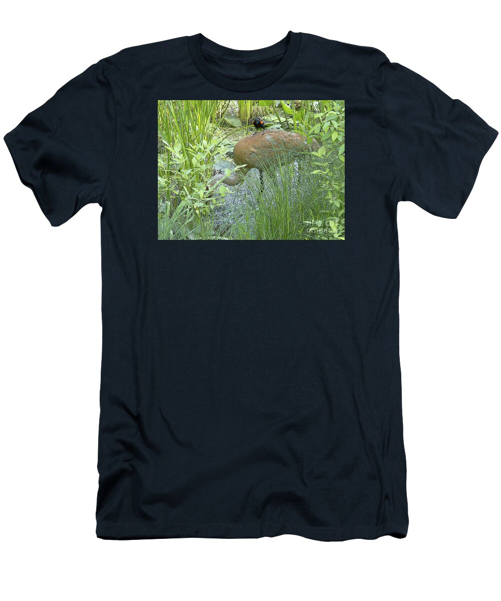 Birds T-Shirt featuring the photograph Free Ride by Ann Horn