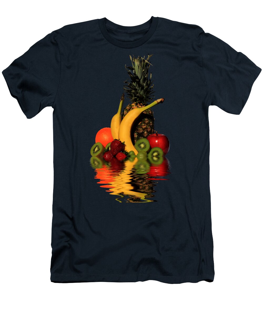 Fruit T-Shirt featuring the photograph Fruity Reflections - Dark by Shane Bechler