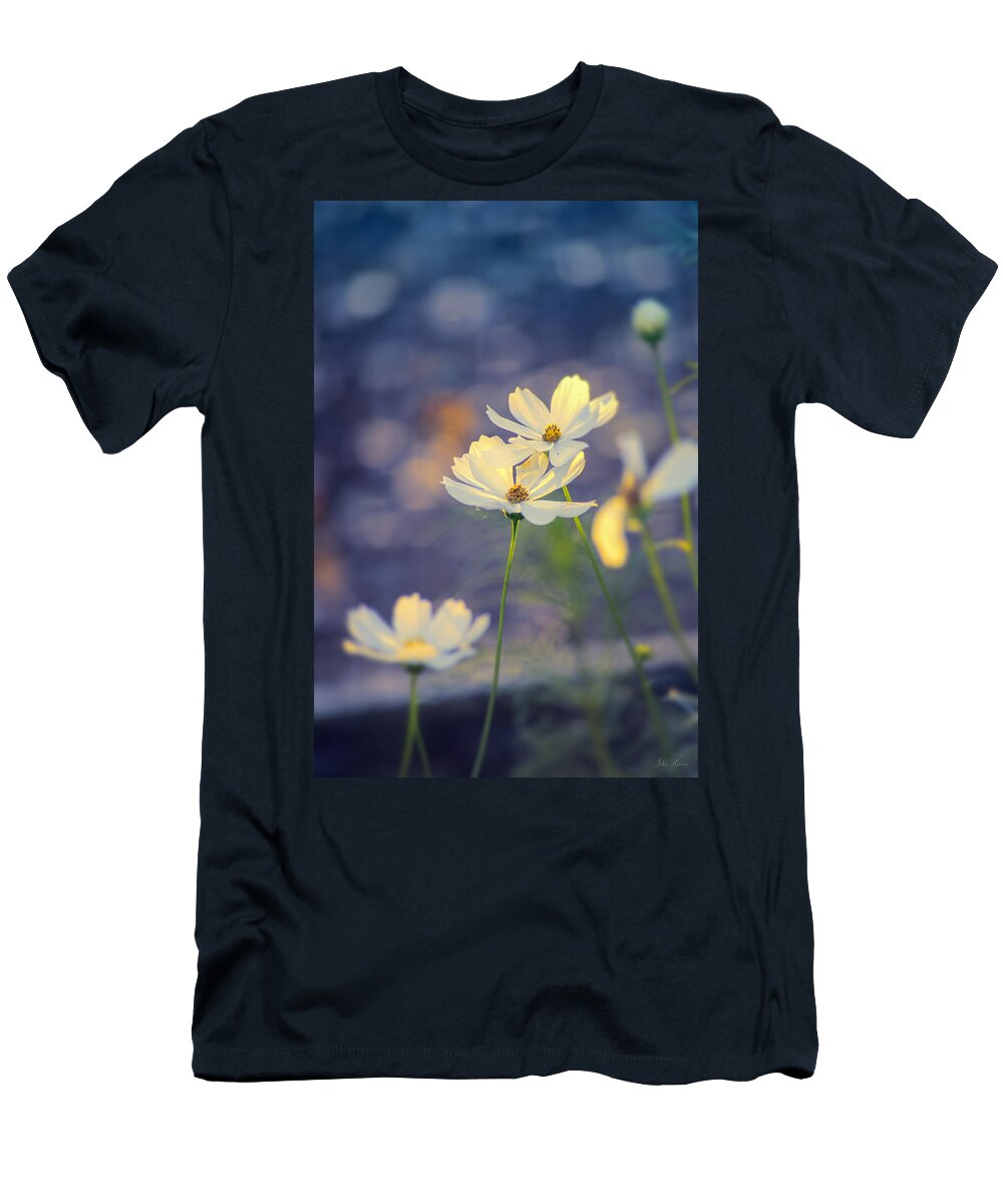 Flowers T-Shirt featuring the photograph Garden Romance by John Rivera