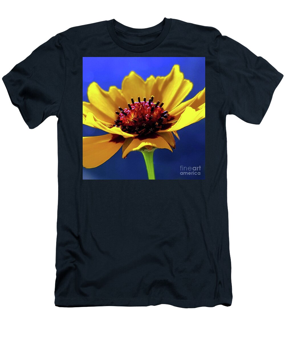 Flower T-Shirt featuring the photograph Happy Days by Dani McEvoy