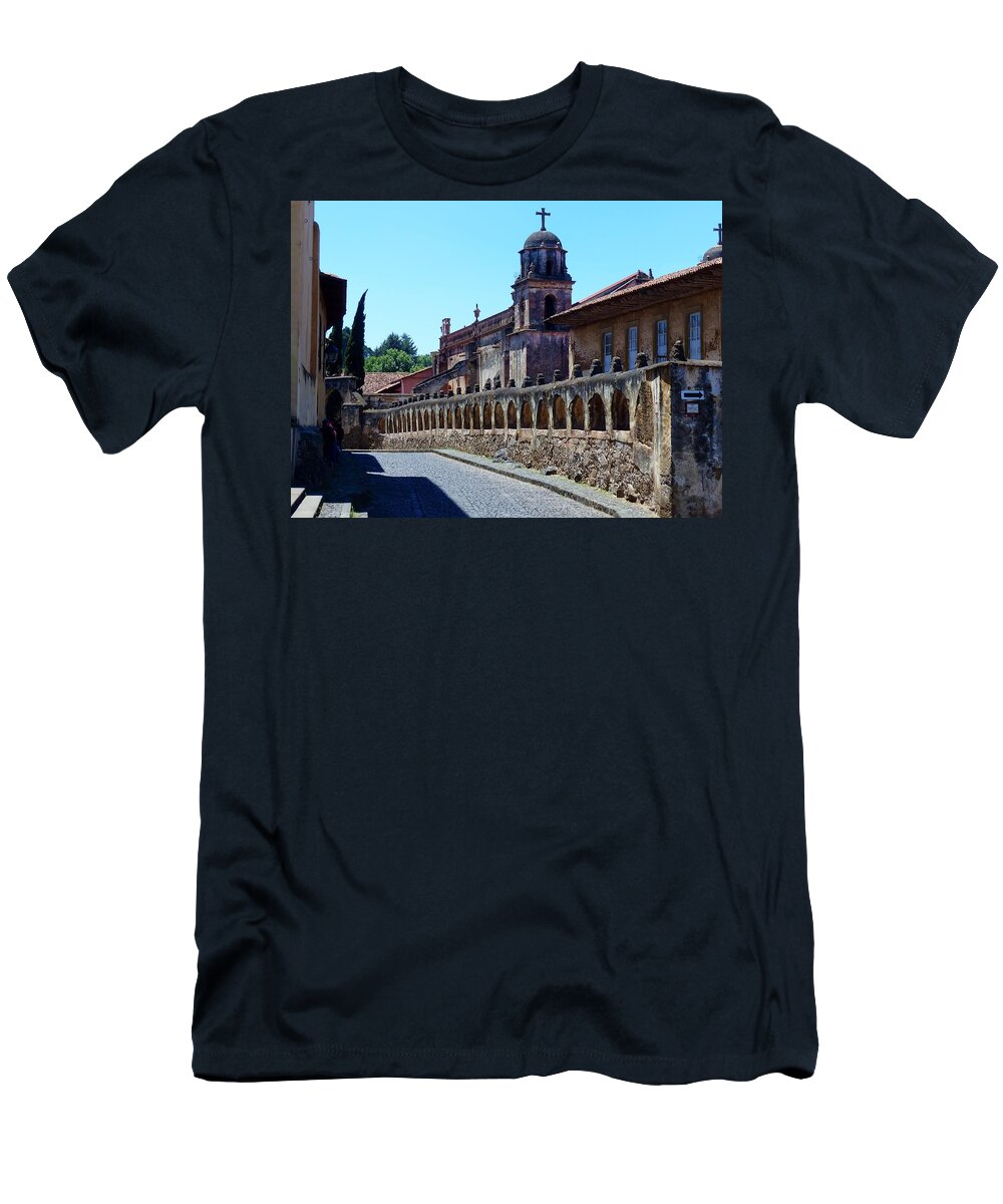 Old Mexican City T-Shirt featuring the photograph Historic Patzcuaro by Rosanne Licciardi