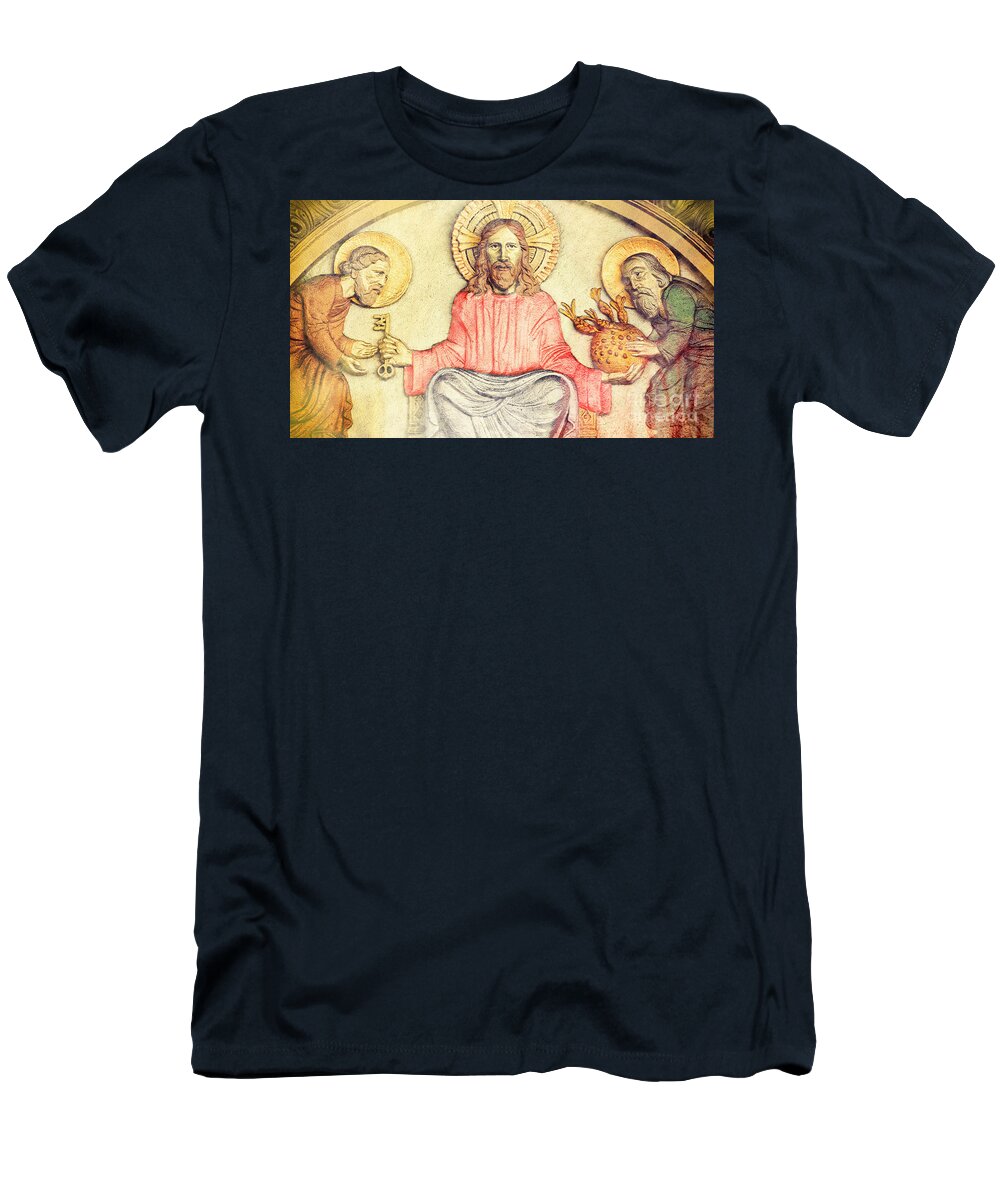 Jesus T-Shirt featuring the photograph I Am with You Always by Davy Cheng