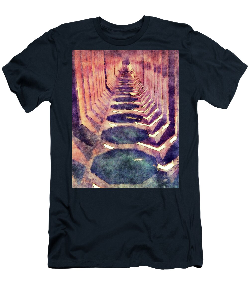 Marquette T-Shirt featuring the photograph Iron Ore Dock Interior by Phil Perkins