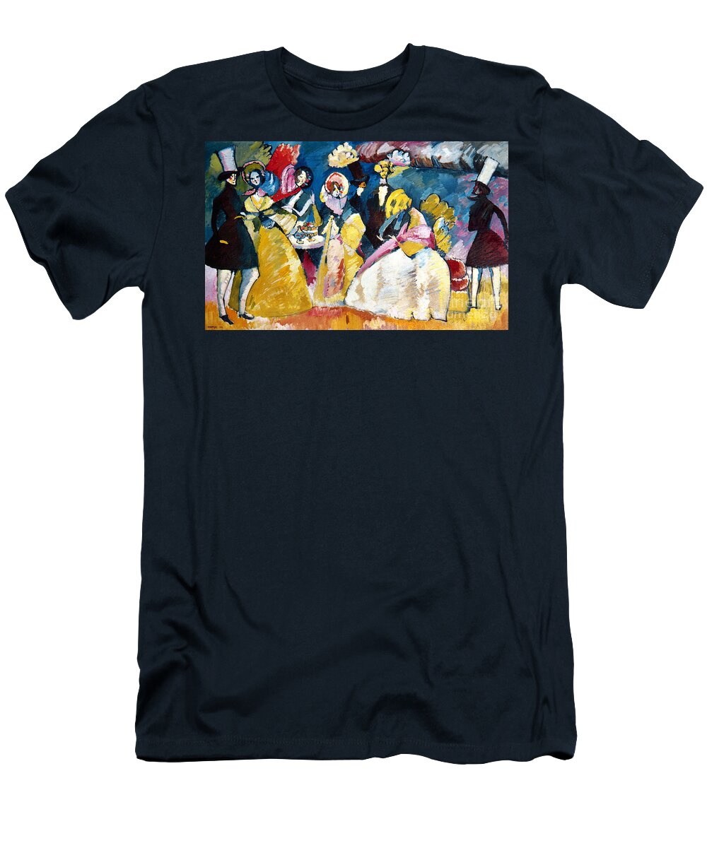 1909 T-Shirt featuring the photograph Kandinsky: Crinoline, 1909 by Granger