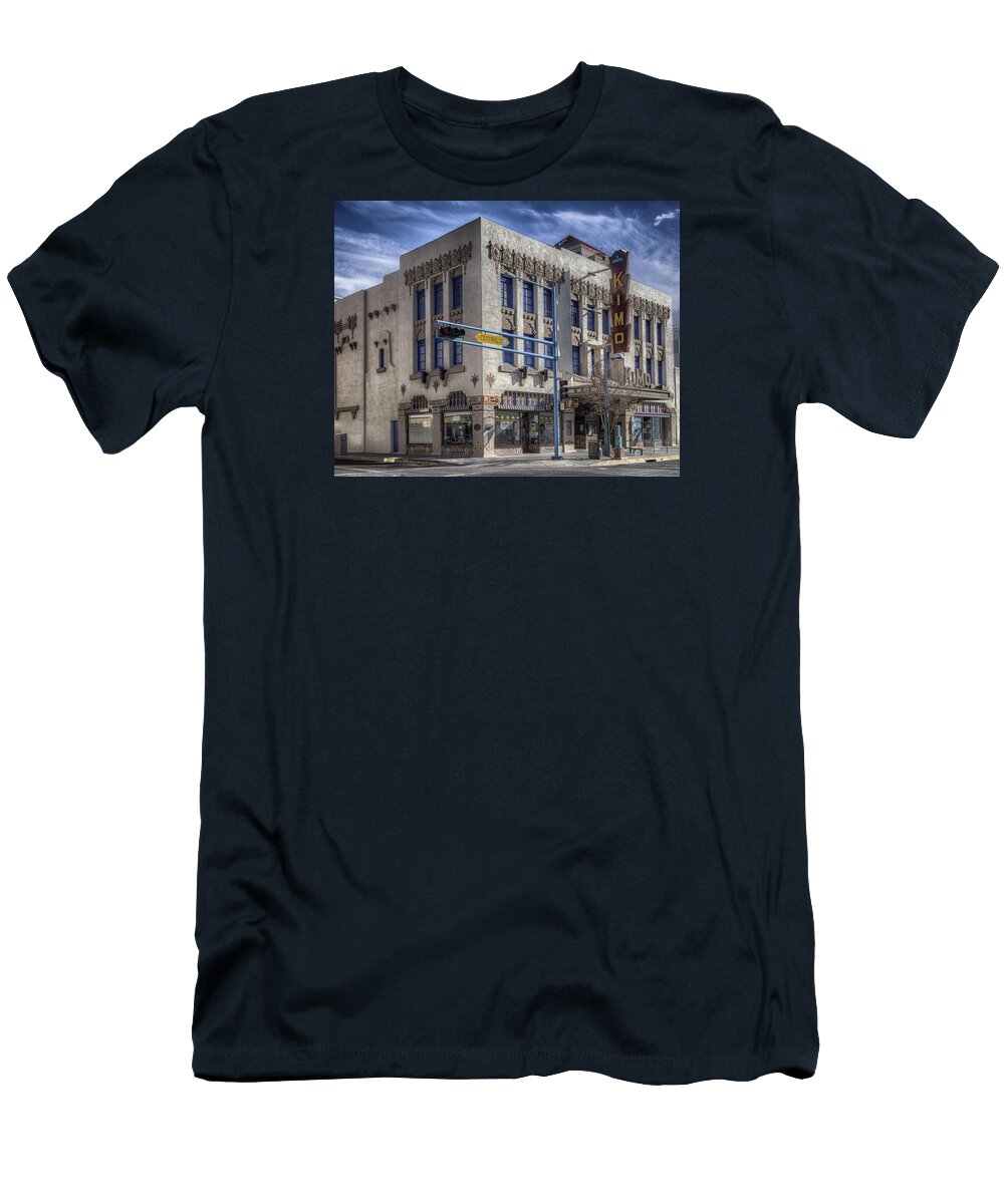 New Mexico T-Shirt featuring the photograph KiMo Theater Albuquerque by Alan Toepfer