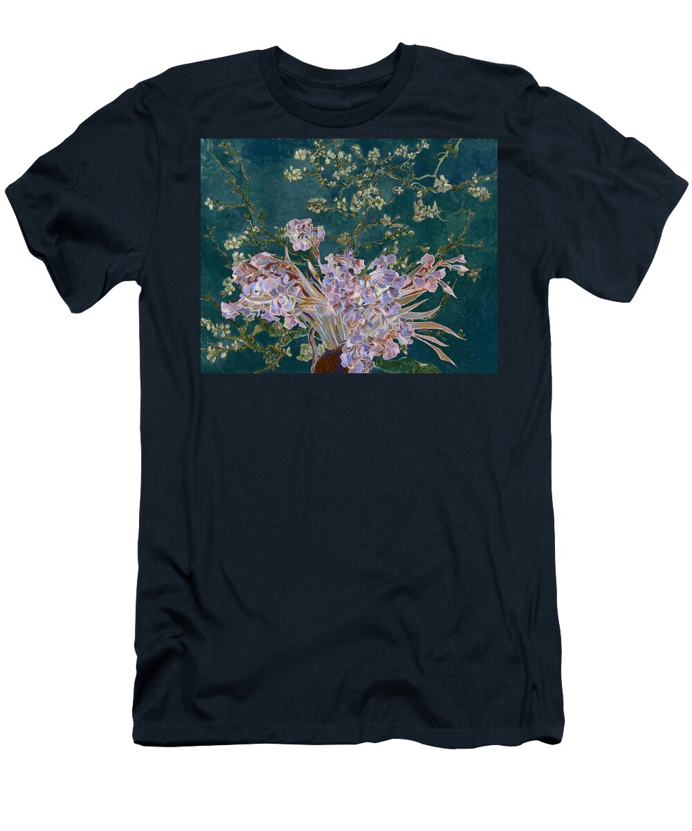 Postmodernism T-Shirt featuring the digital art Layered 4 van Gogh by David Bridburg