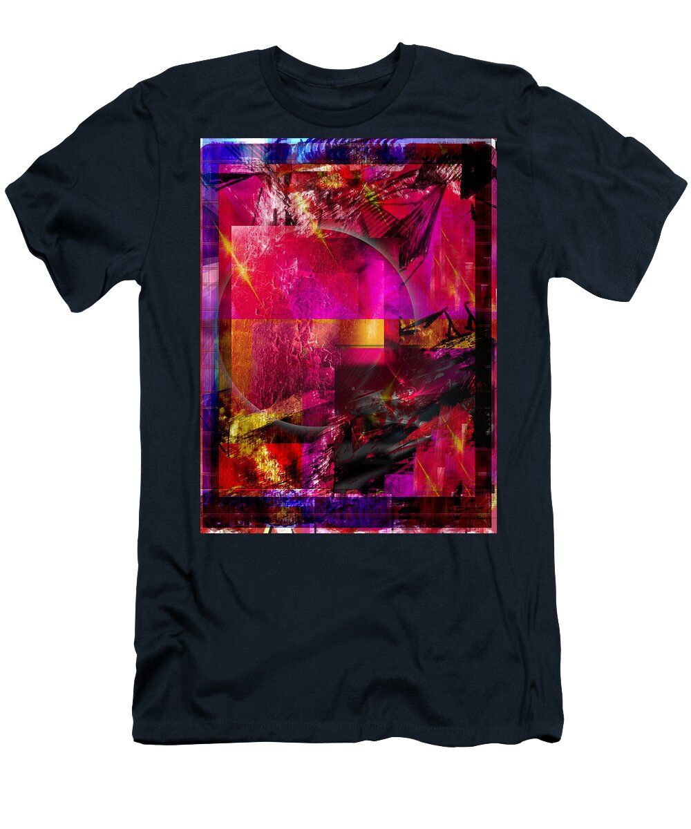 Abstract T-Shirt featuring the digital art Light particles by Art Di