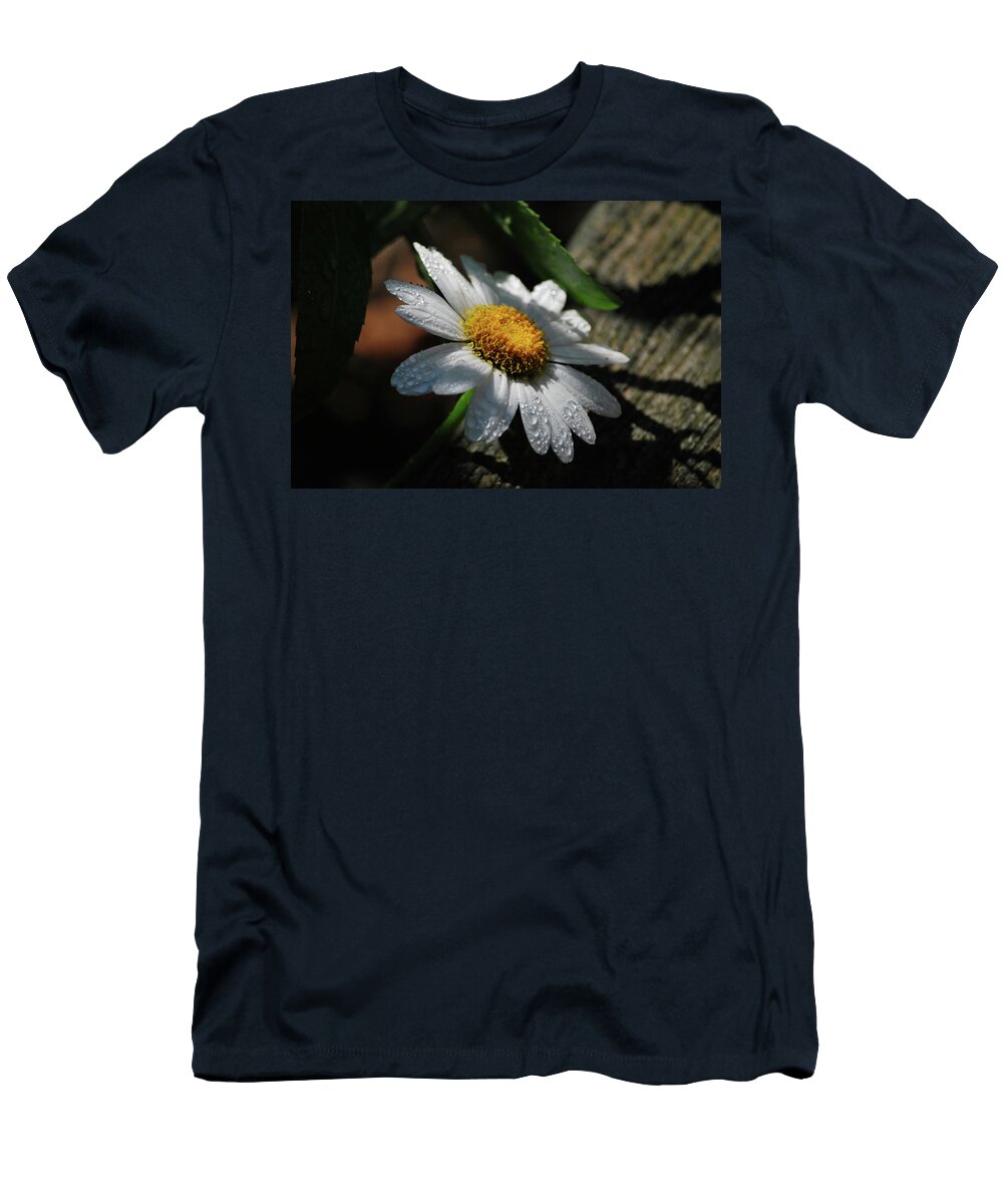 Daisy T-Shirt featuring the photograph Lone Daisy by Lori Tambakis