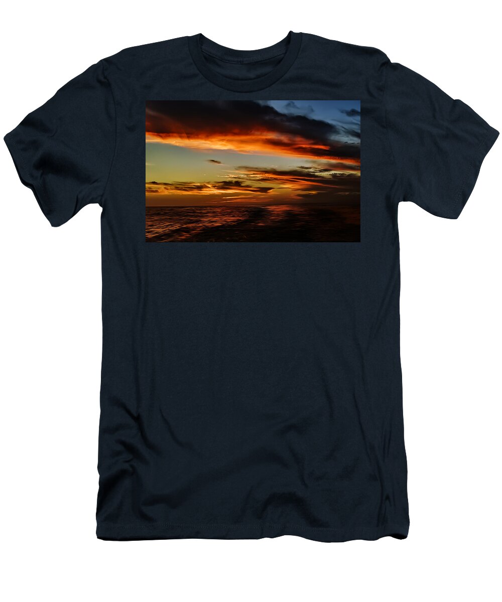 Coast T-Shirt featuring the photograph Marco Sunset No.13 by Mark Myhaver