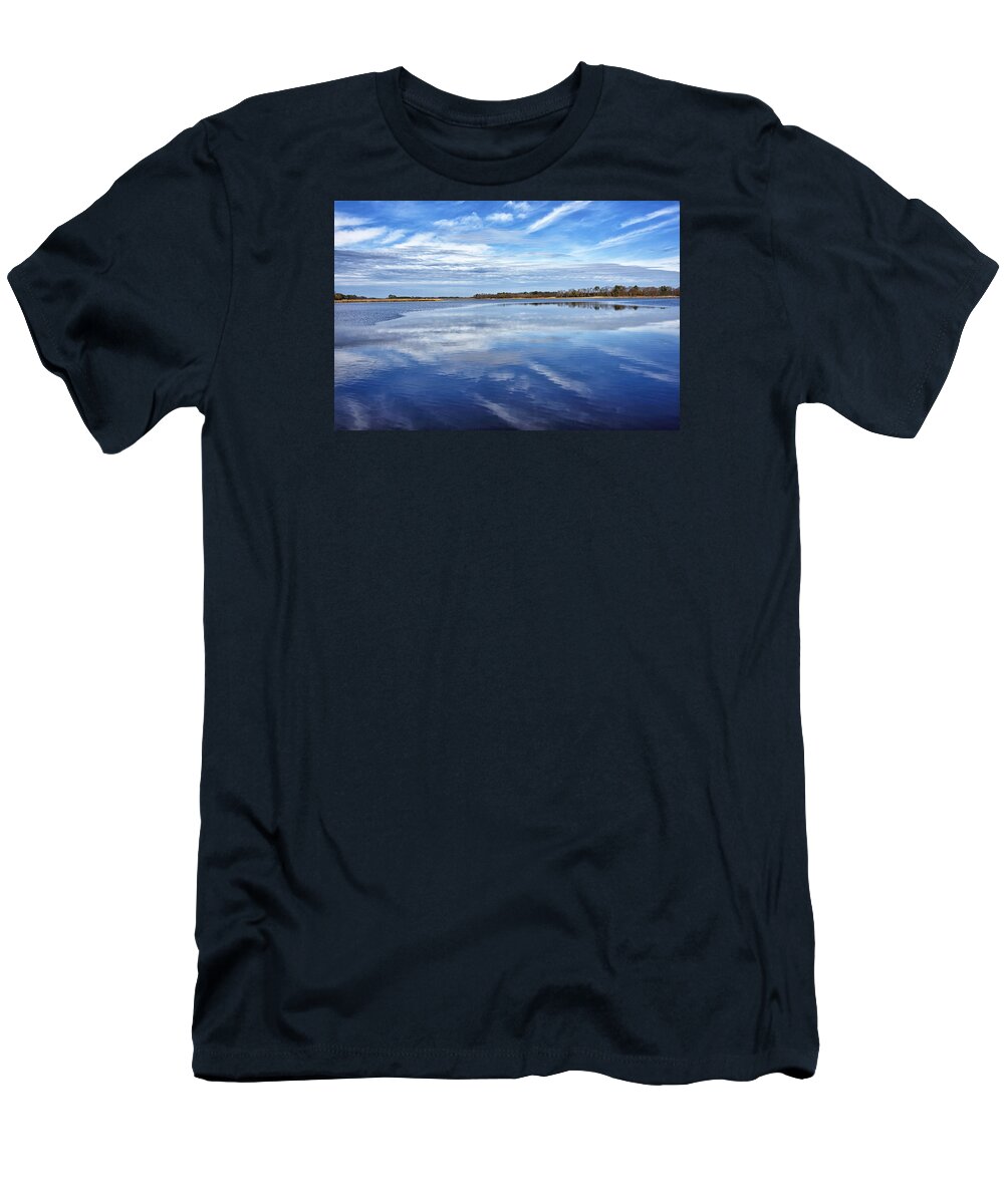 eastern Shore Landscape T-Shirt featuring the photograph Maryland - Blackwater National Wildlife Refuge by Brendan Reals