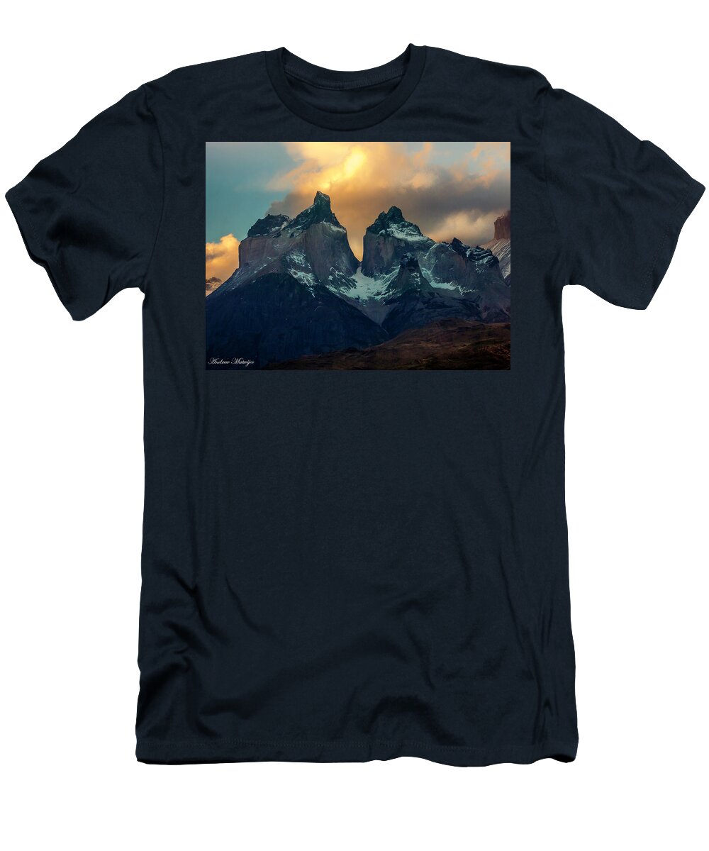 Night T-Shirt featuring the photograph Mountain Evening by Andrew Matwijec