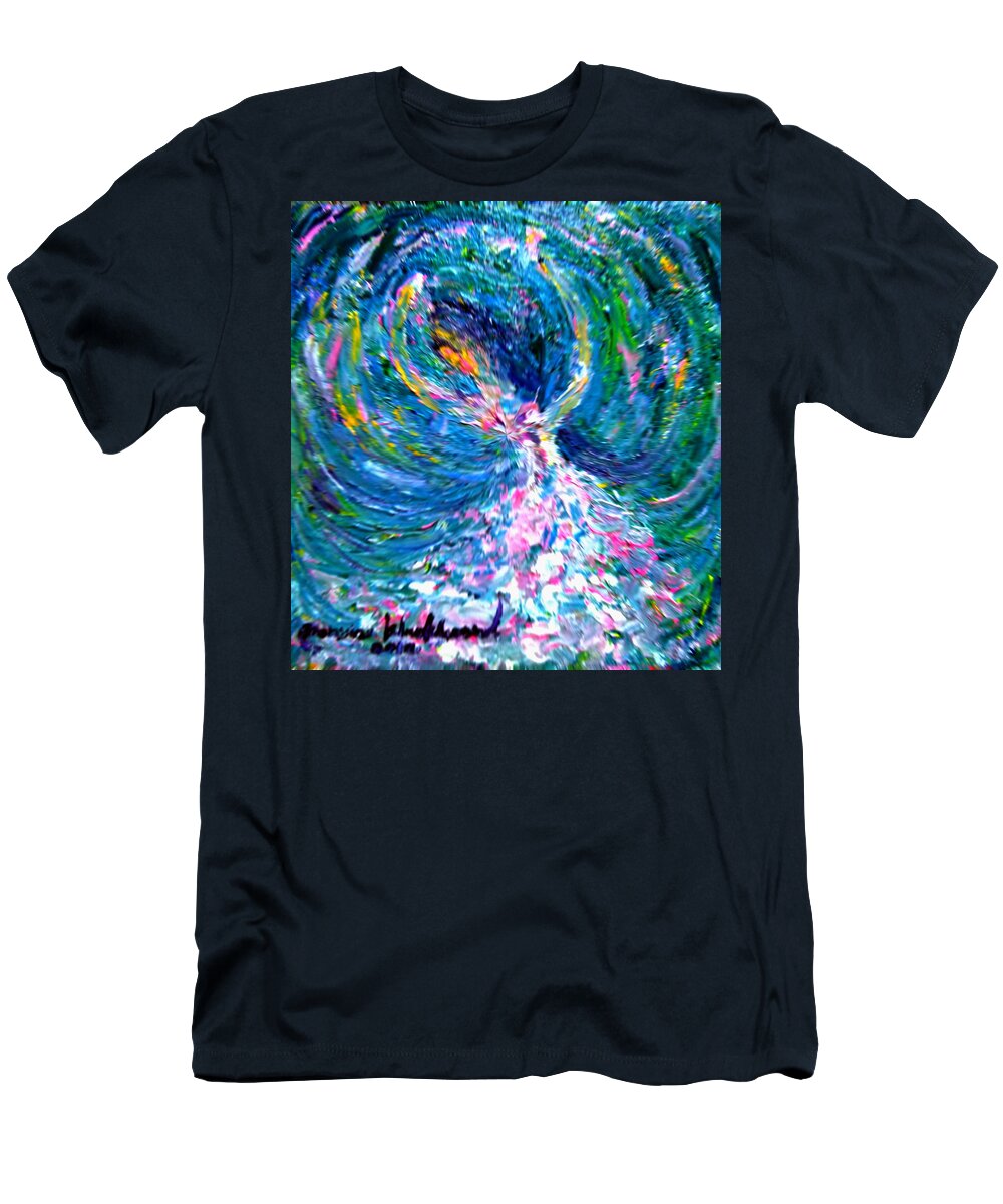  T-Shirt featuring the painting Movement by Wanvisa Klawklean