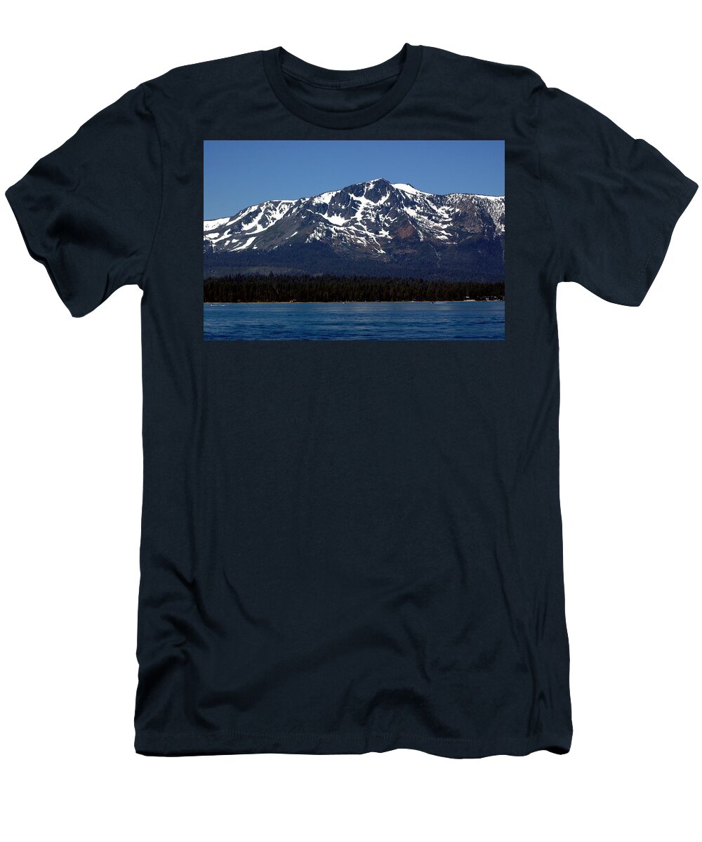 Usa T-Shirt featuring the photograph Mt Tallac by LeeAnn McLaneGoetz McLaneGoetzStudioLLCcom