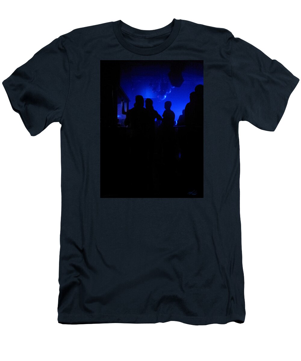 Club T-Shirt featuring the photograph Nightlife by Michael Blaine
