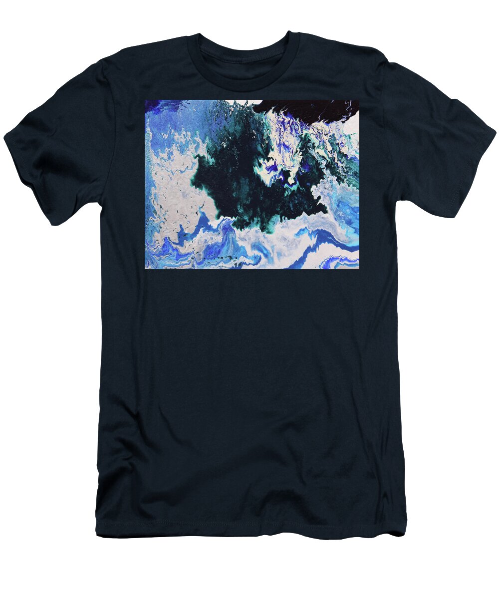 Fusionart T-Shirt featuring the painting North Shore by Ralph White