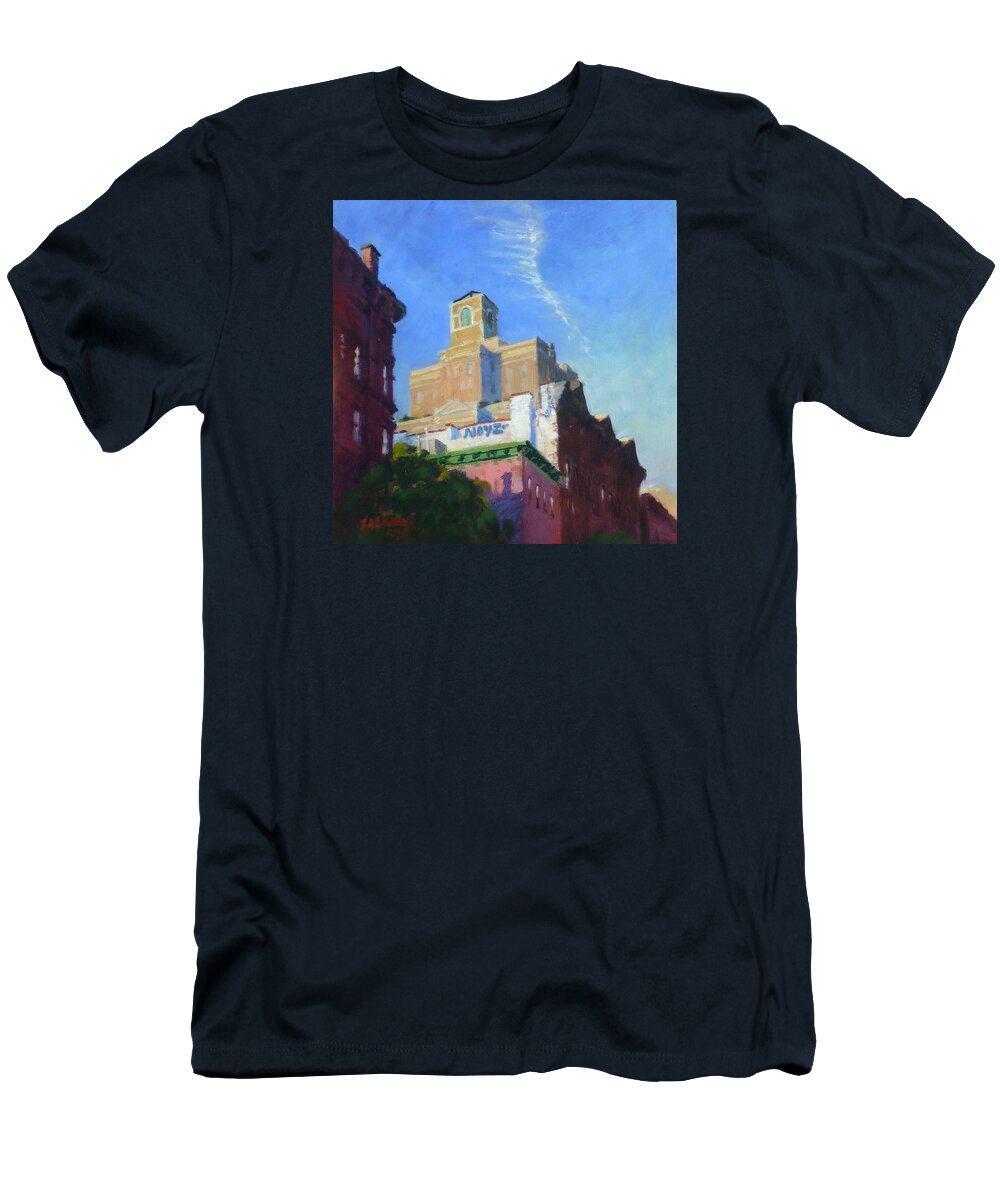 Landscape T-Shirt featuring the painting Noyz by Peter Salwen