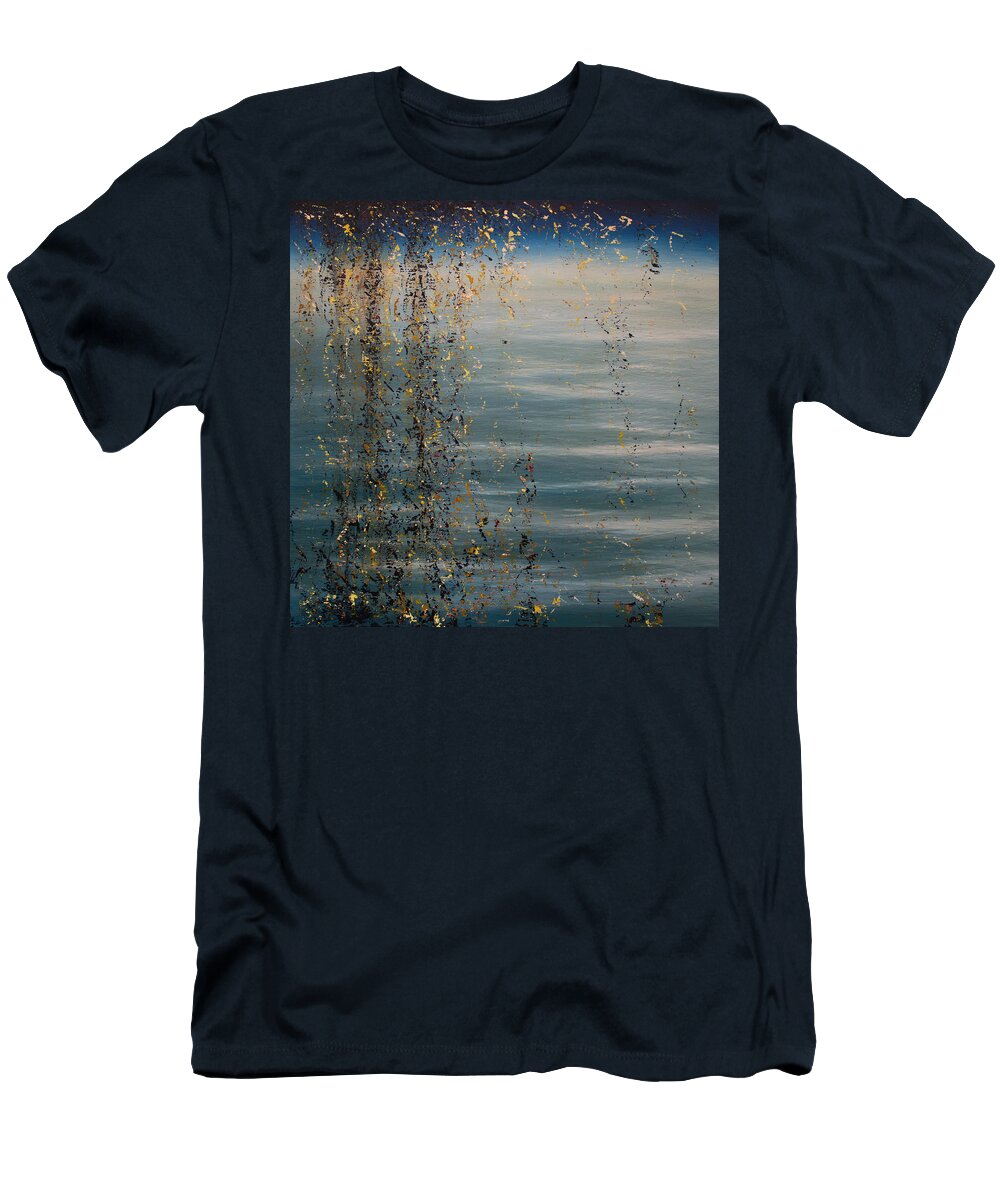 Derek Kaplan Art T-Shirt featuring the painting Opt.103.15 Got My Own Sunshine by Derek Kaplan