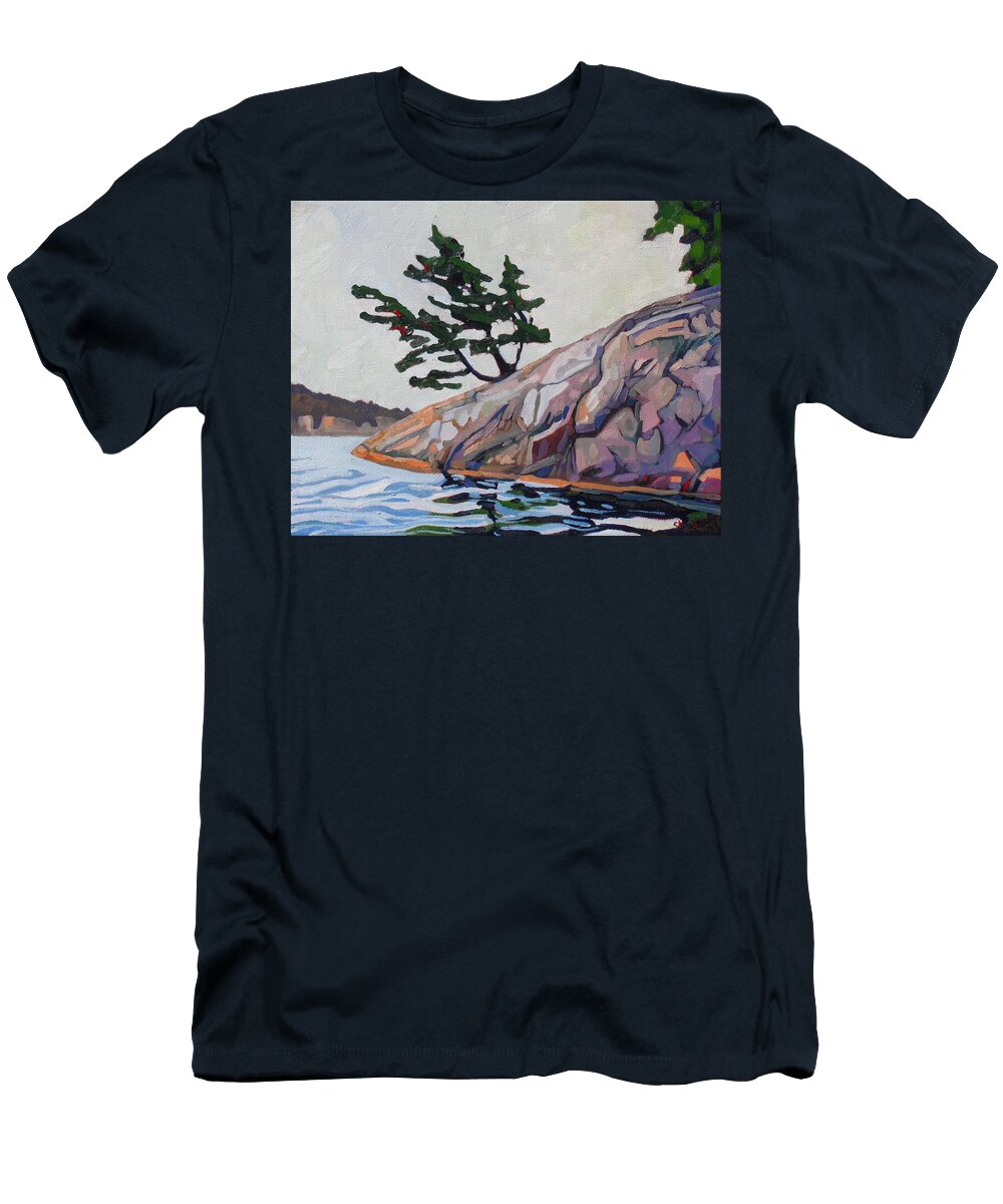 903 T-Shirt featuring the painting Out of The Rock by Phil Chadwick