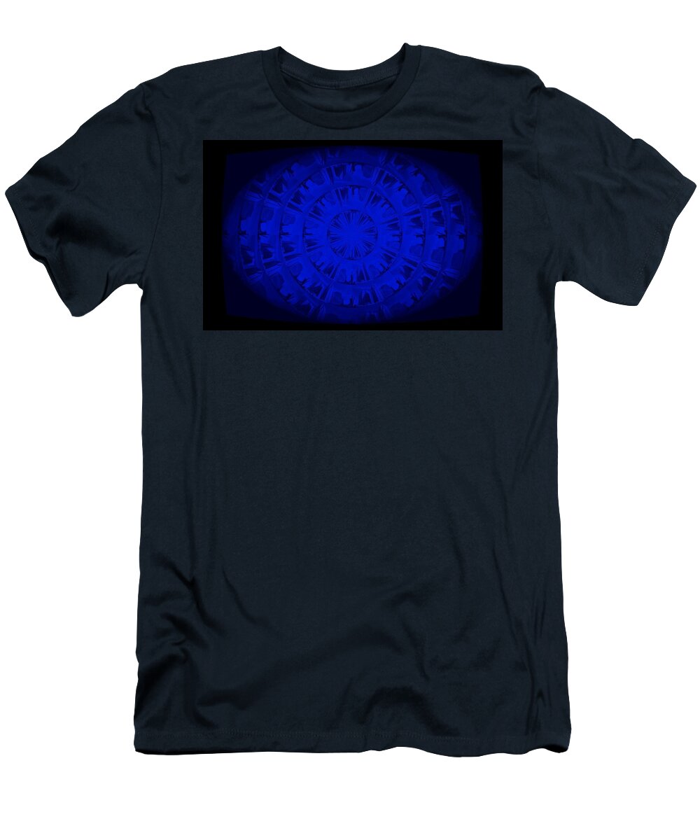 Oval T-Shirt featuring the digital art Oval Twilight by Ee Photography