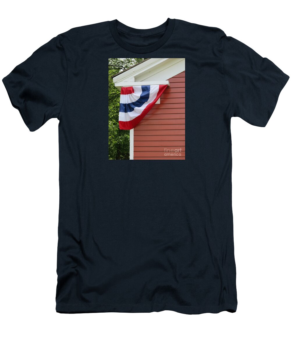 Bunting T-Shirt featuring the photograph Patriotic Celebration by Ann Horn