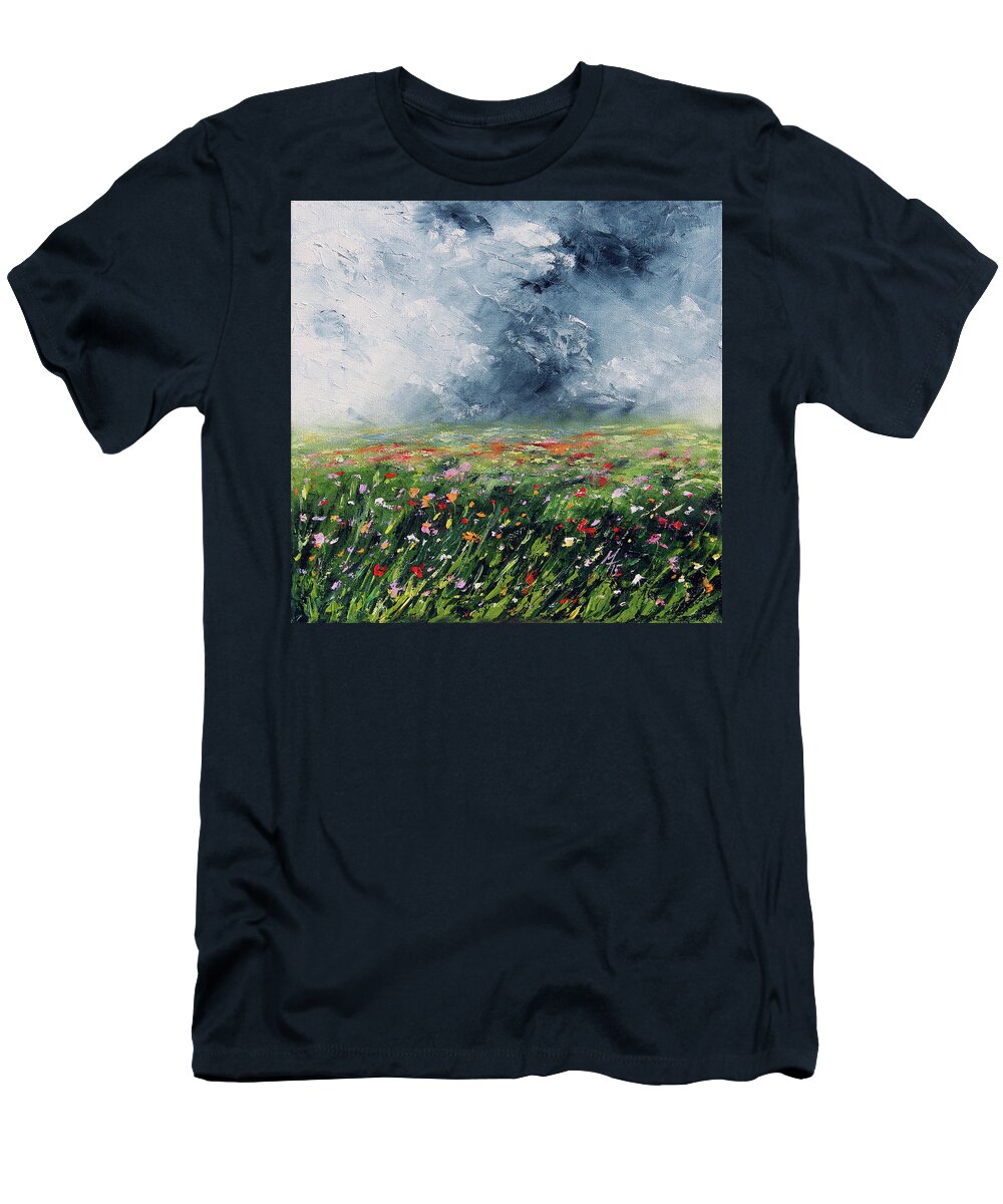 Landscape T-Shirt featuring the painting Perfect Strength by Meaghan Troup