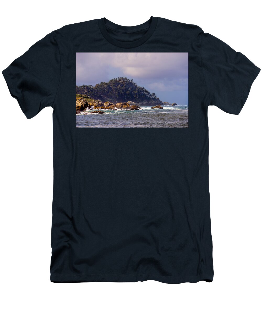 Point Lobos T-Shirt featuring the photograph Point of the Wolf by Derek Dean