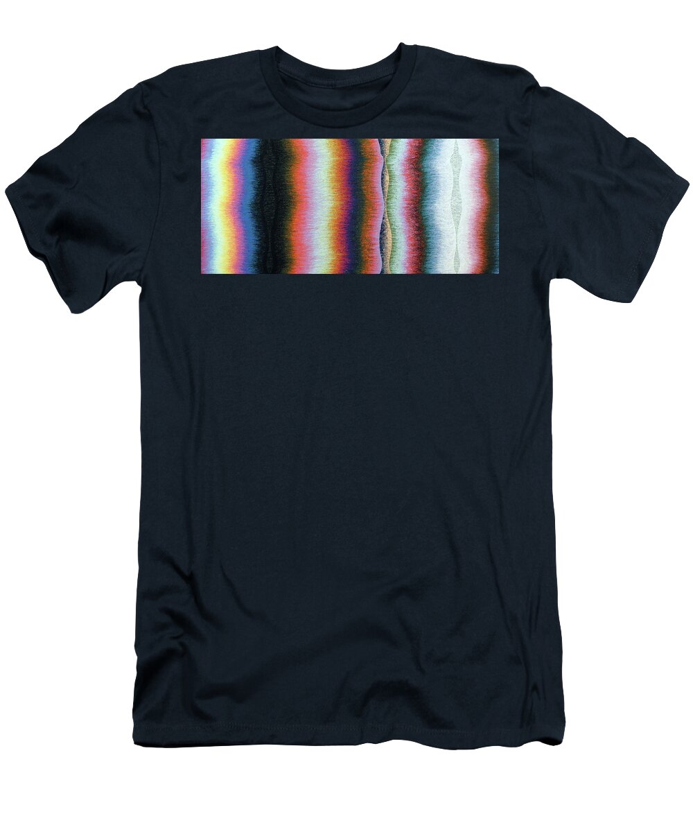 Color T-Shirt featuring the painting Pole Four by Stephen Mauldin