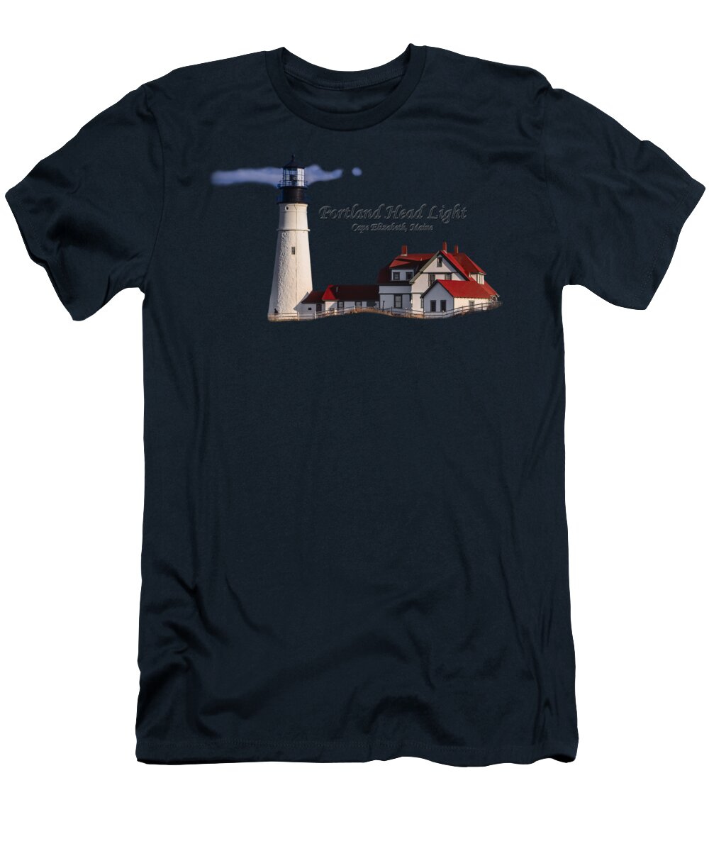 2015 T-Shirt featuring the photograph Portland Head Light No. 43 by Mark Myhaver