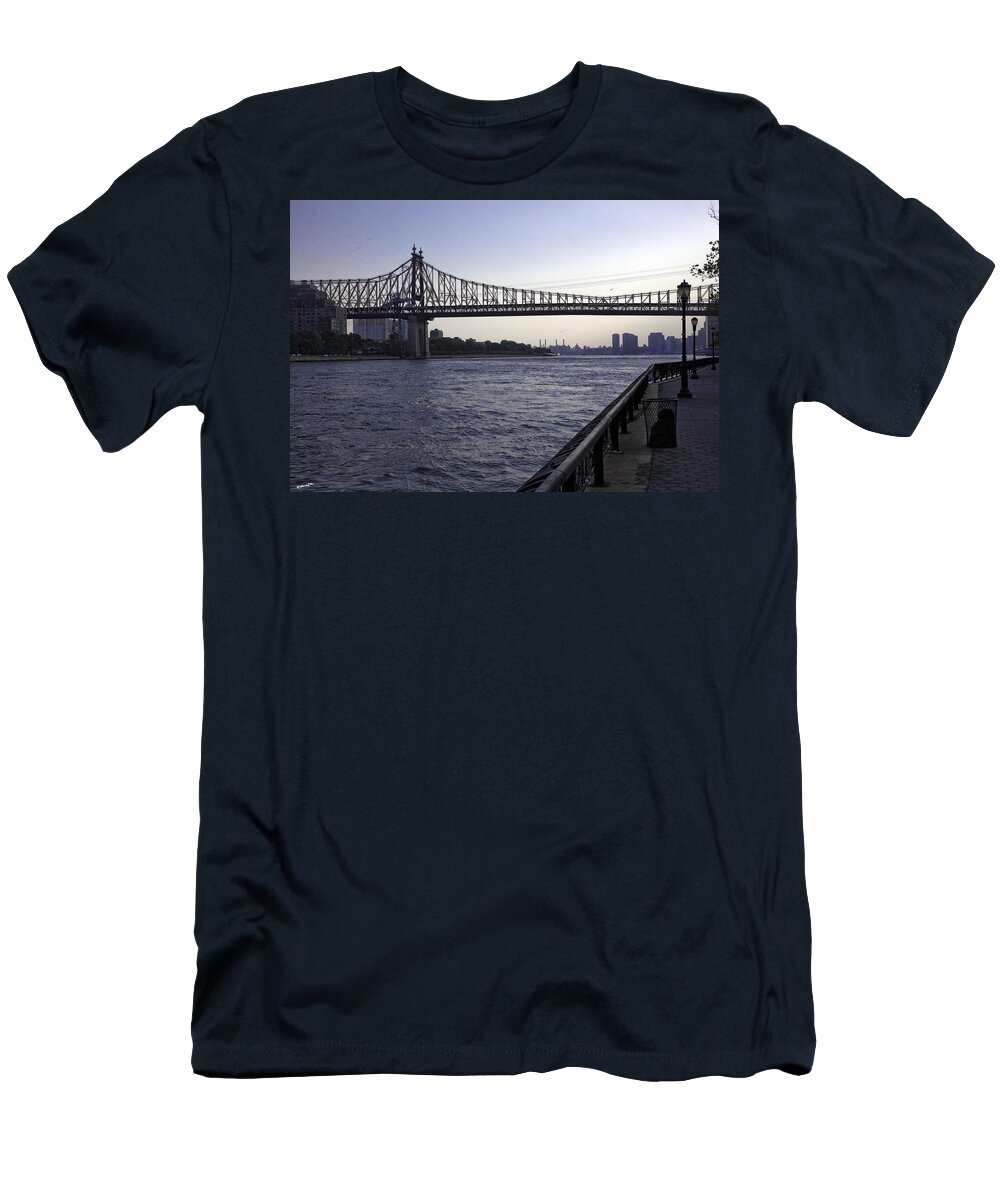 Queensboro T-Shirt featuring the photograph Queensboro Bridge - Manhattan by Madeline Ellis