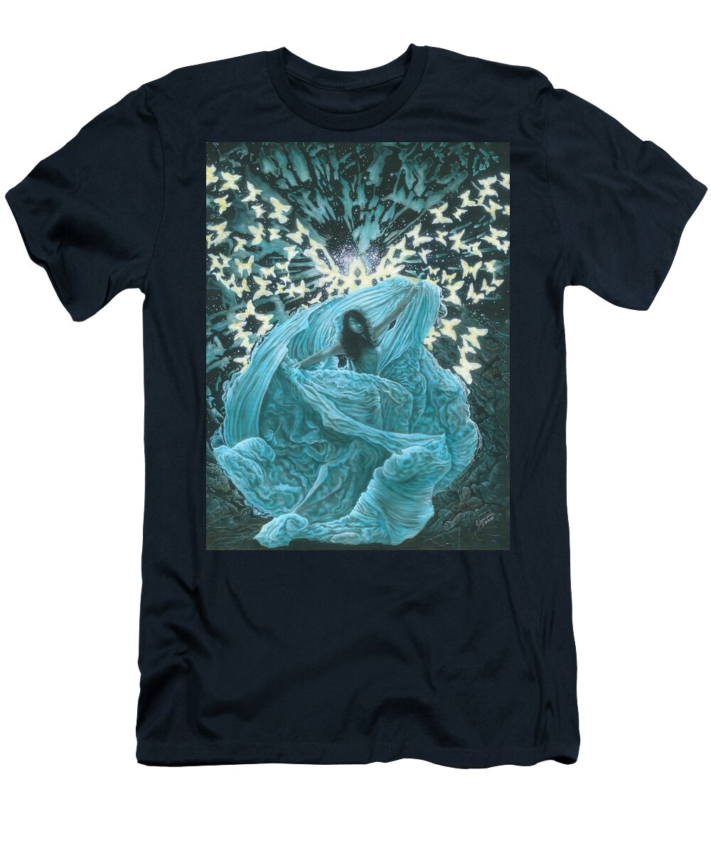  T-Shirt featuring the painting Recovery by Wayne Pruse