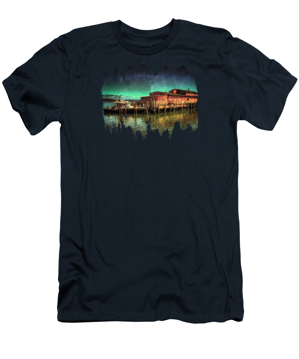 River Pilot T-Shirt featuring the photograph River Pilot Station by Thom Zehrfeld
