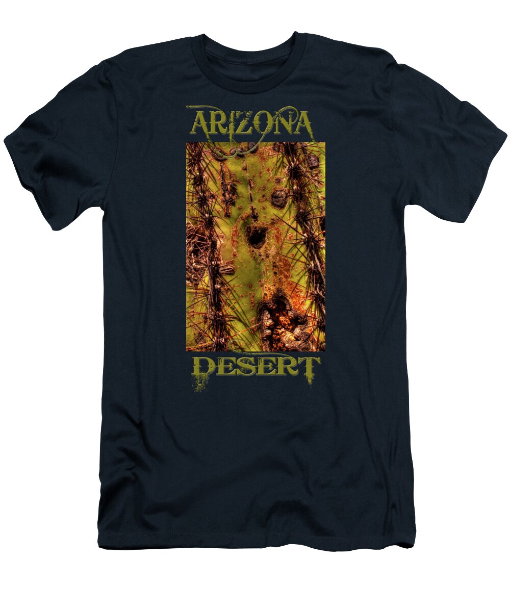 Saguaro T-Shirt featuring the photograph Saguaro Detail No. 25 by Roger Passman
