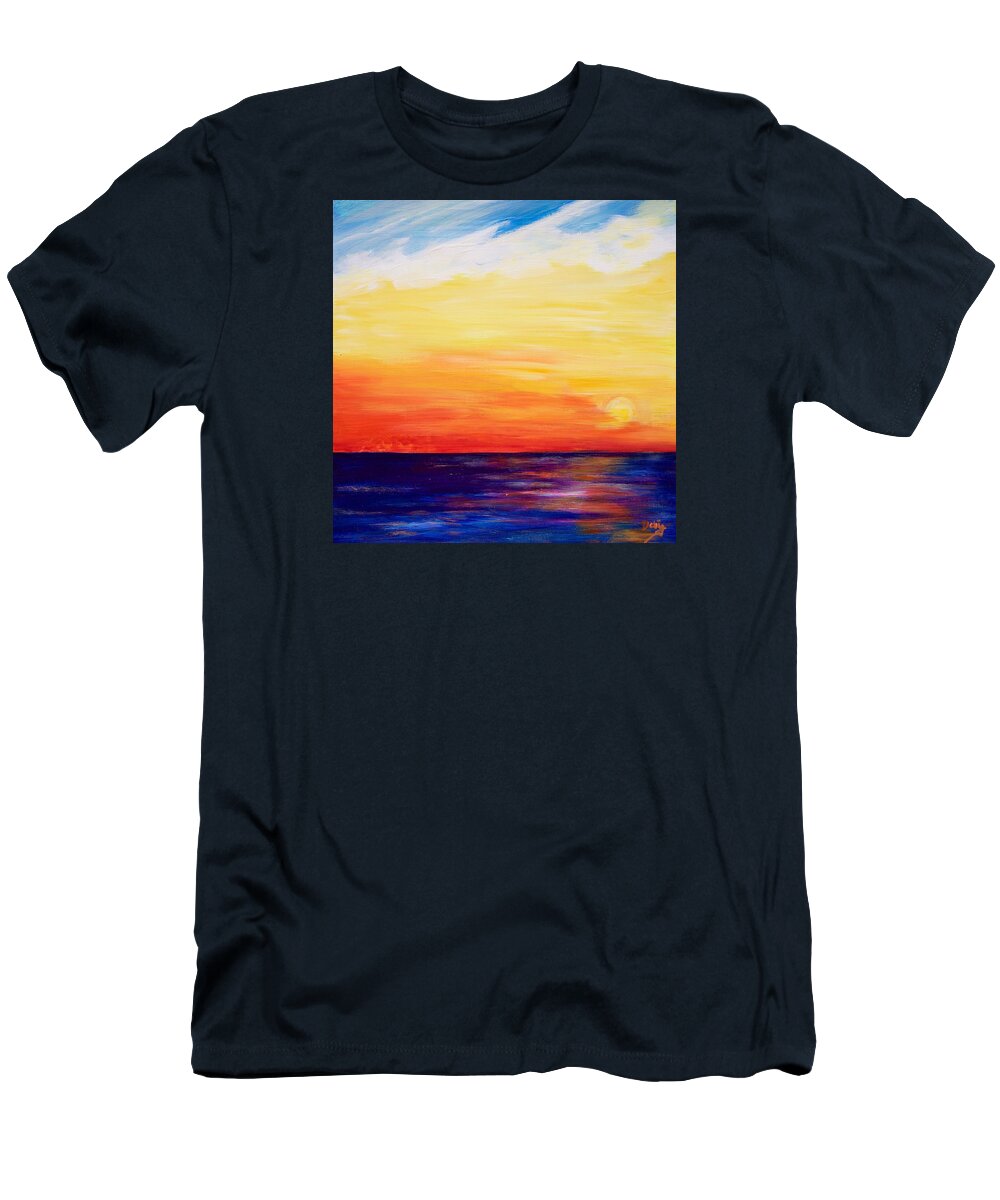 Sailor's Delight T-Shirt featuring the painting Sailor's Delight by Debi Starr