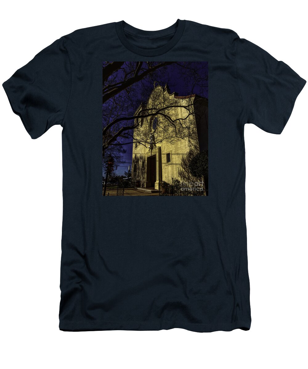 Church T-Shirt featuring the photograph Saint Johns three by Ken Frischkorn