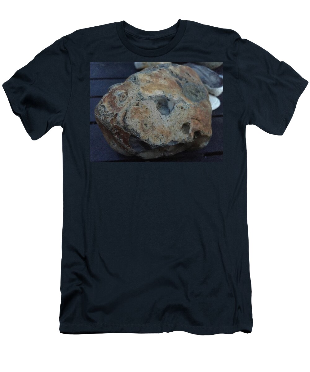 Colette T-Shirt featuring the photograph Samsoe Island Stone Denmark by Colette V Hera Guggenheim