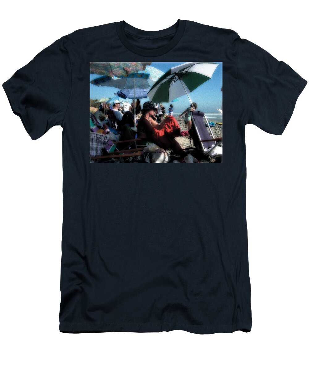 San Onofre T-Shirt featuring the photograph San O Saturday by Russell Pierce