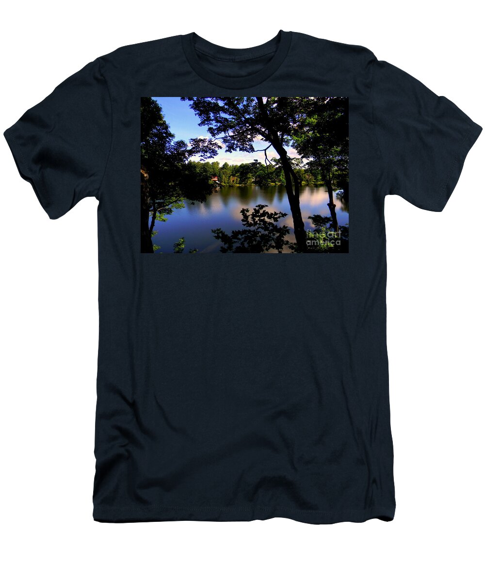Lake T-Shirt featuring the photograph September by Elfriede Fulda