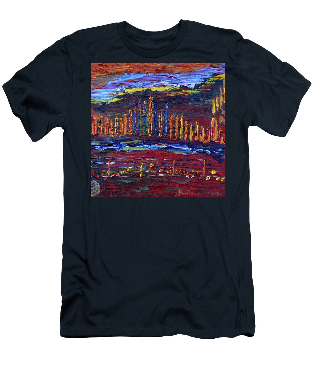 5776 T-Shirt featuring the painting Shanah Tovah by Vadim Levin