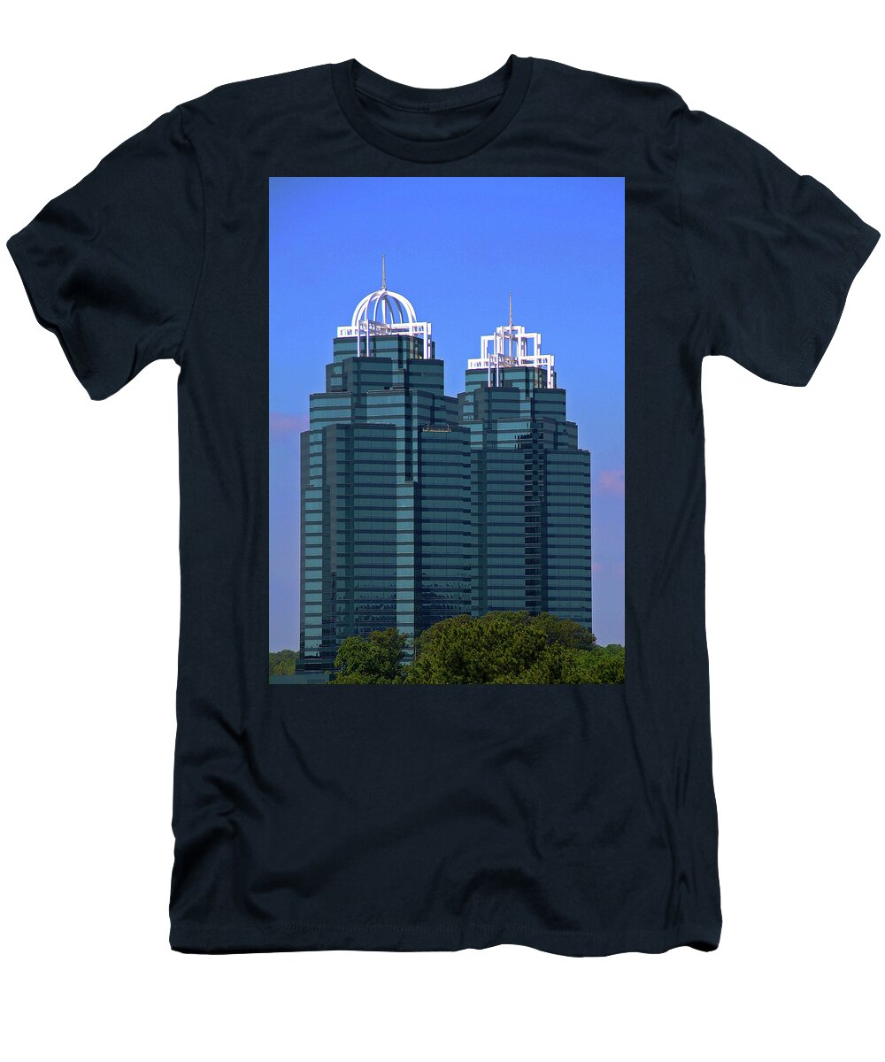 Skyscrapers T-Shirt featuring the photograph Skyscrapers - Atlanta, Ga., USA by Richard Krebs