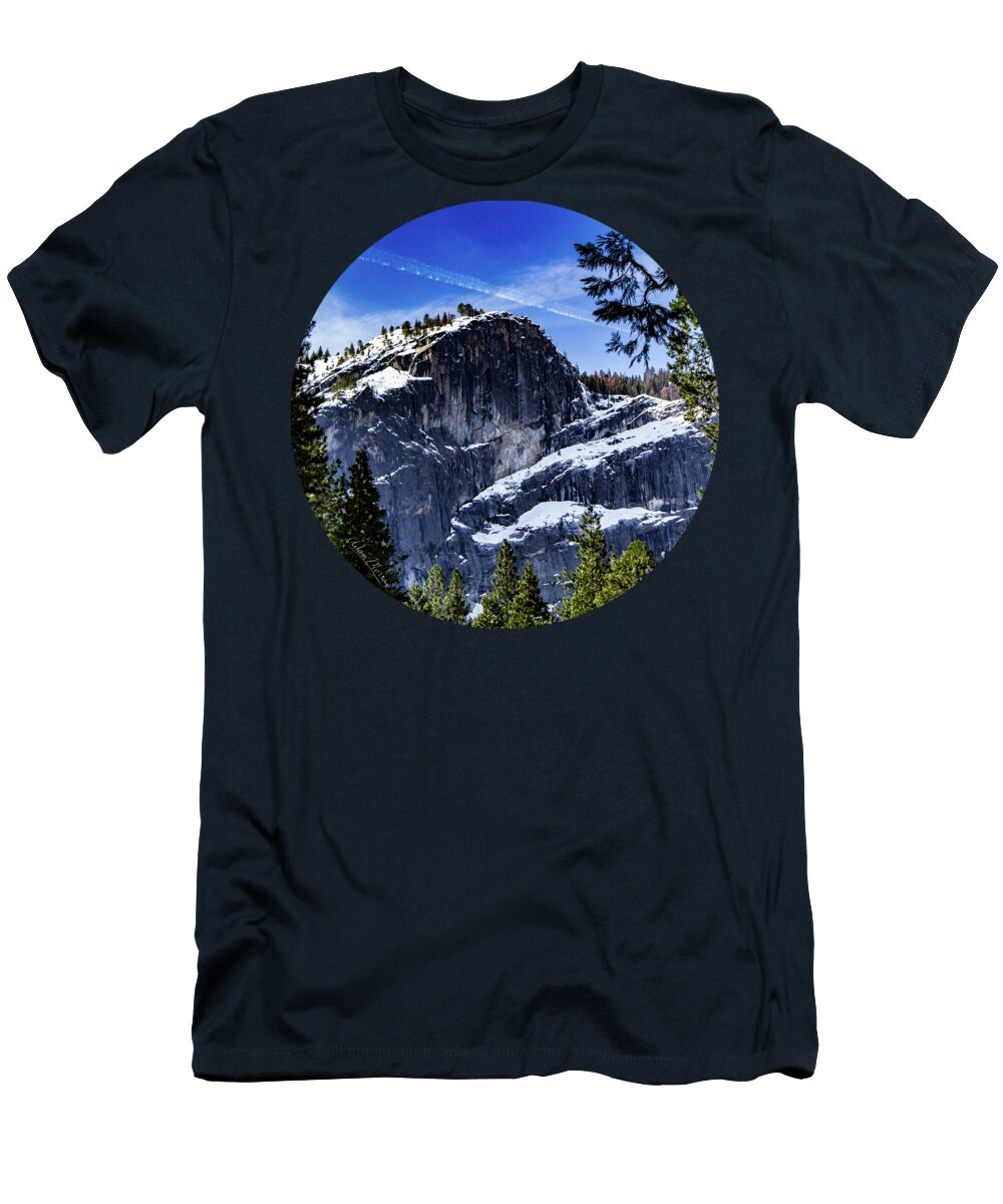 Landscape T-Shirt featuring the photograph Snowy Sentinel by Adam Morsa