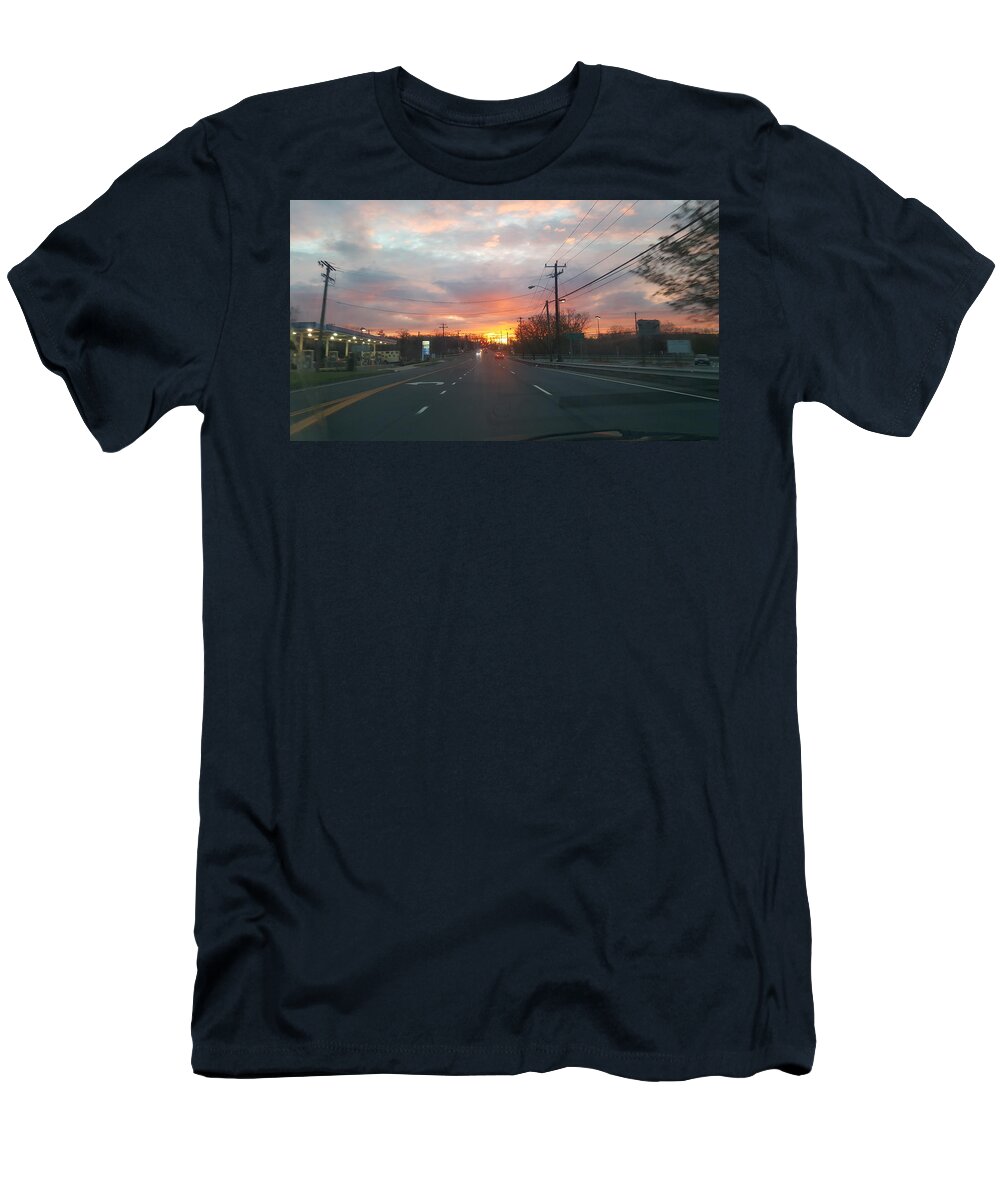 Connecticut T-Shirt featuring the photograph South End Sun rise by Kevin Humphrey