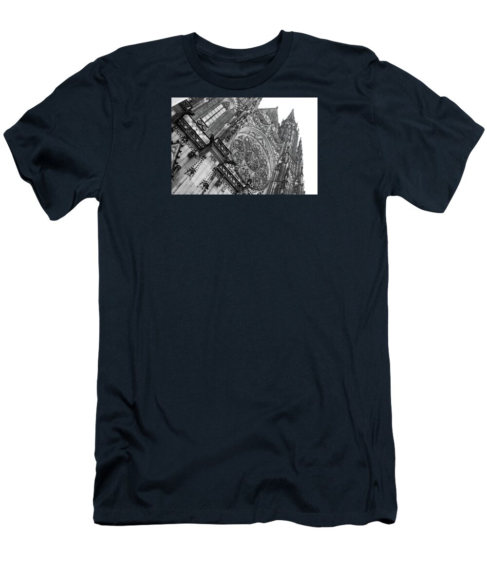 Europe T-Shirt featuring the photograph St. Vitus Cathedral 1 by Matthew Wolf