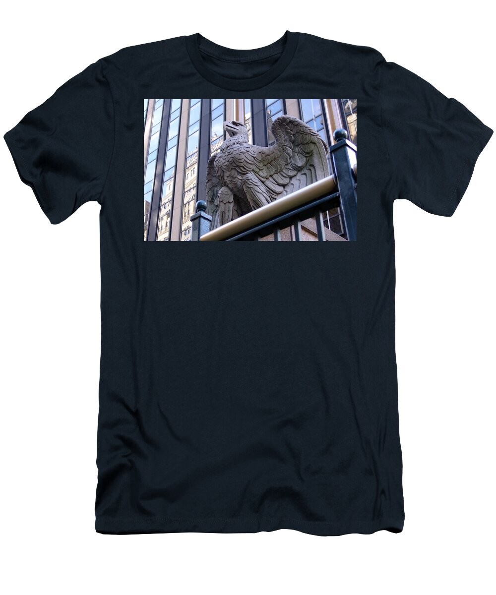 Eagle T-Shirt featuring the photograph Standing Tall by DiDesigns Graphics