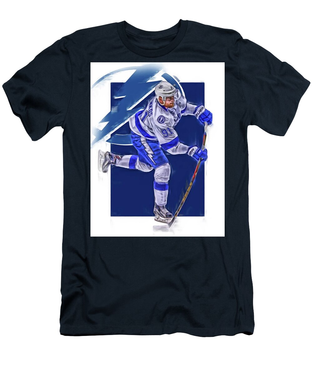 Tampa Bay Lightning Player Shirt Onesie by Joe Hamilton - Fine Art America