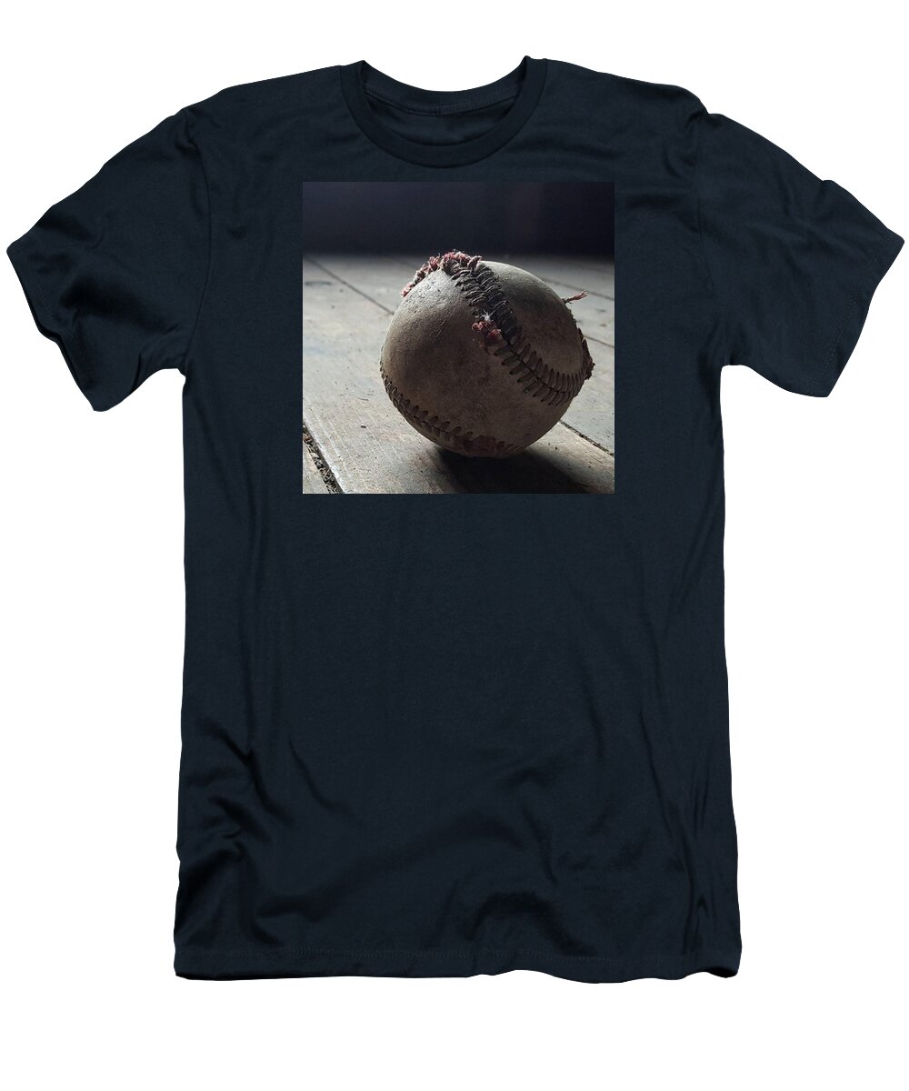 Stilllife T-Shirt featuring the photograph Baseball Still Life by Andrew Pacheco
