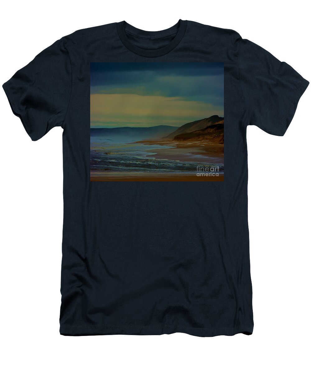 Powlet River T-Shirt featuring the photograph Stormy morning by Blair Stuart