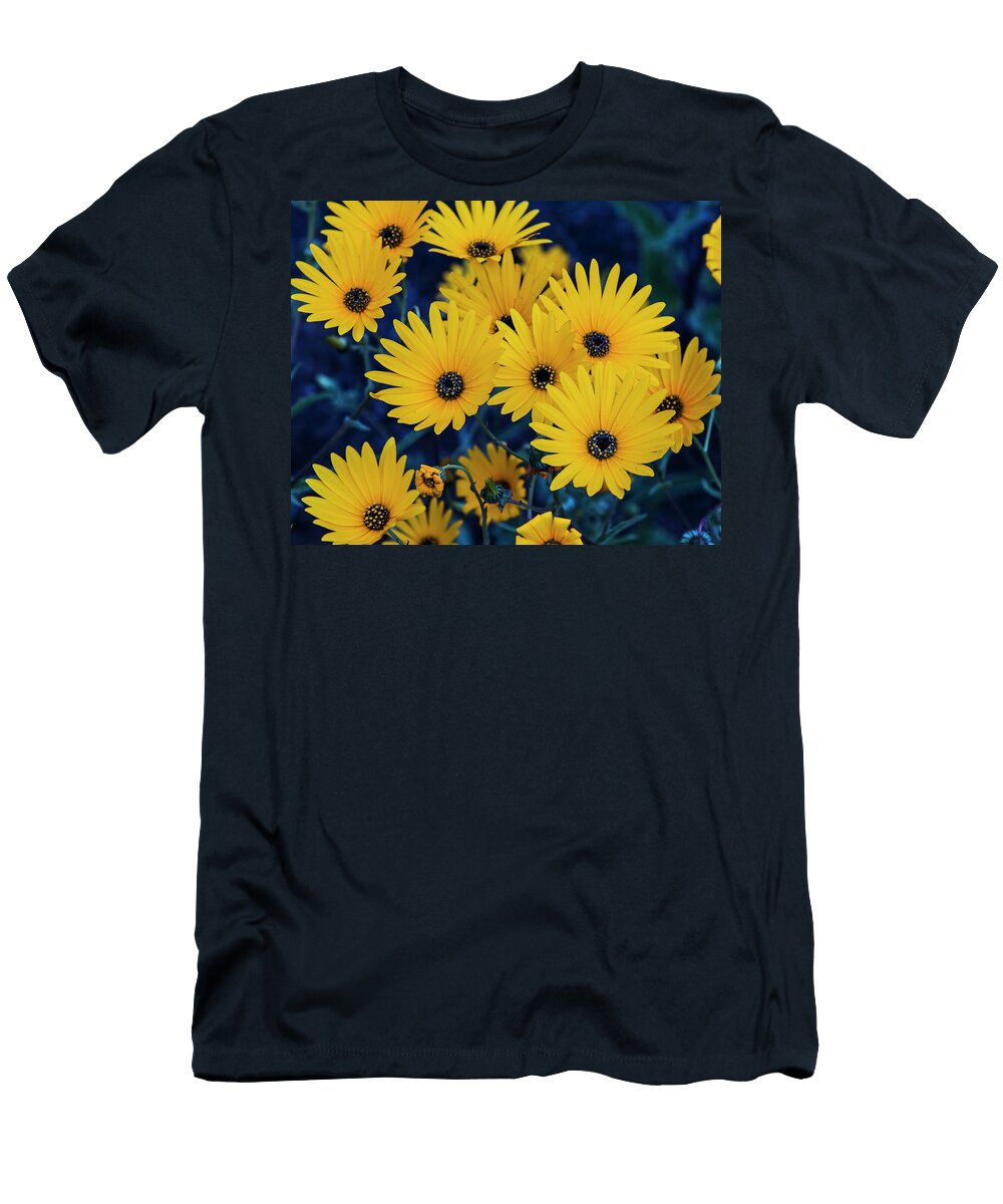 Succulent T-Shirt featuring the photograph Succulent Karoo blooming - 5 by Claudio Maioli