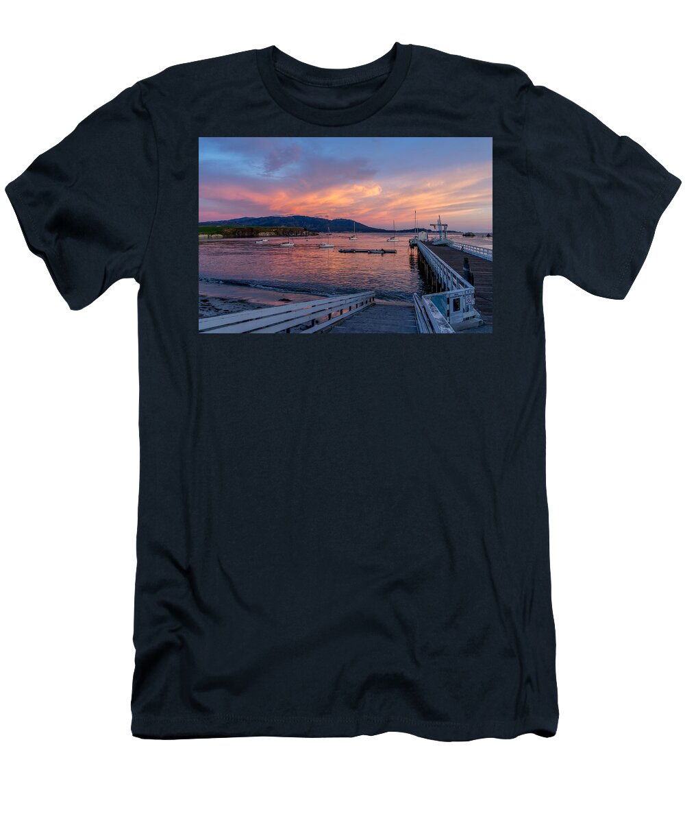 Sunrise T-Shirt featuring the photograph Sunset At Stillwater Cove by Derek Dean