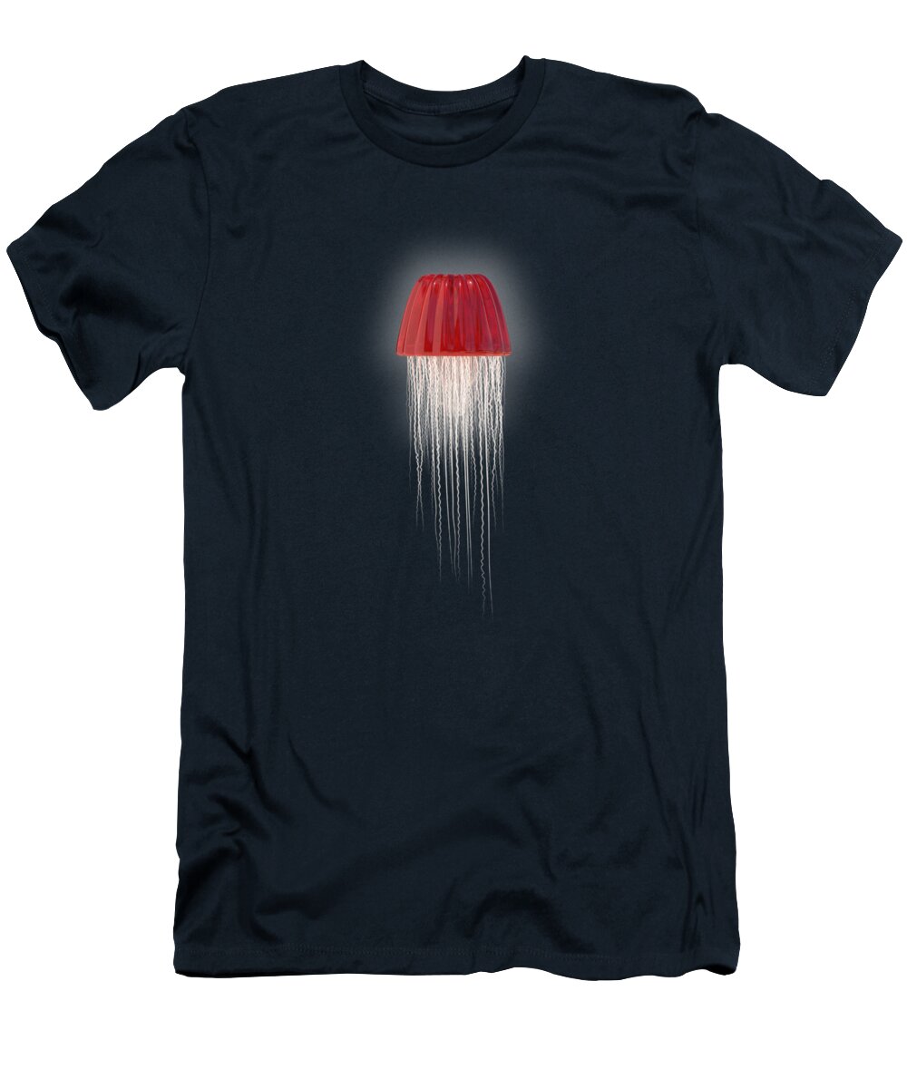 Juxtaposition T-Shirt featuring the digital art Sweet Death by Nicholas Ely